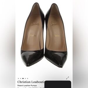 Christian Louboutin Shiny Black Heels